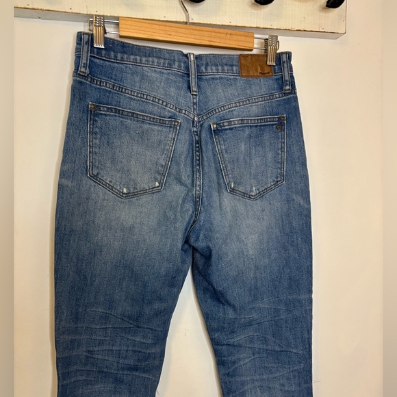 Madewell High Rise Slim Boyjean Knee Rip Edition - Picture 2 of 9